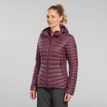 Lightweight Packable Down Jacket With Hood (Maroon)