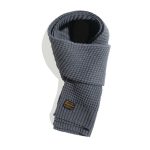 Waffle Knit Winter Scarf (Grey)
