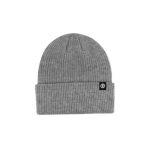 Trevor Ribbed Knit Beanie (Grey)